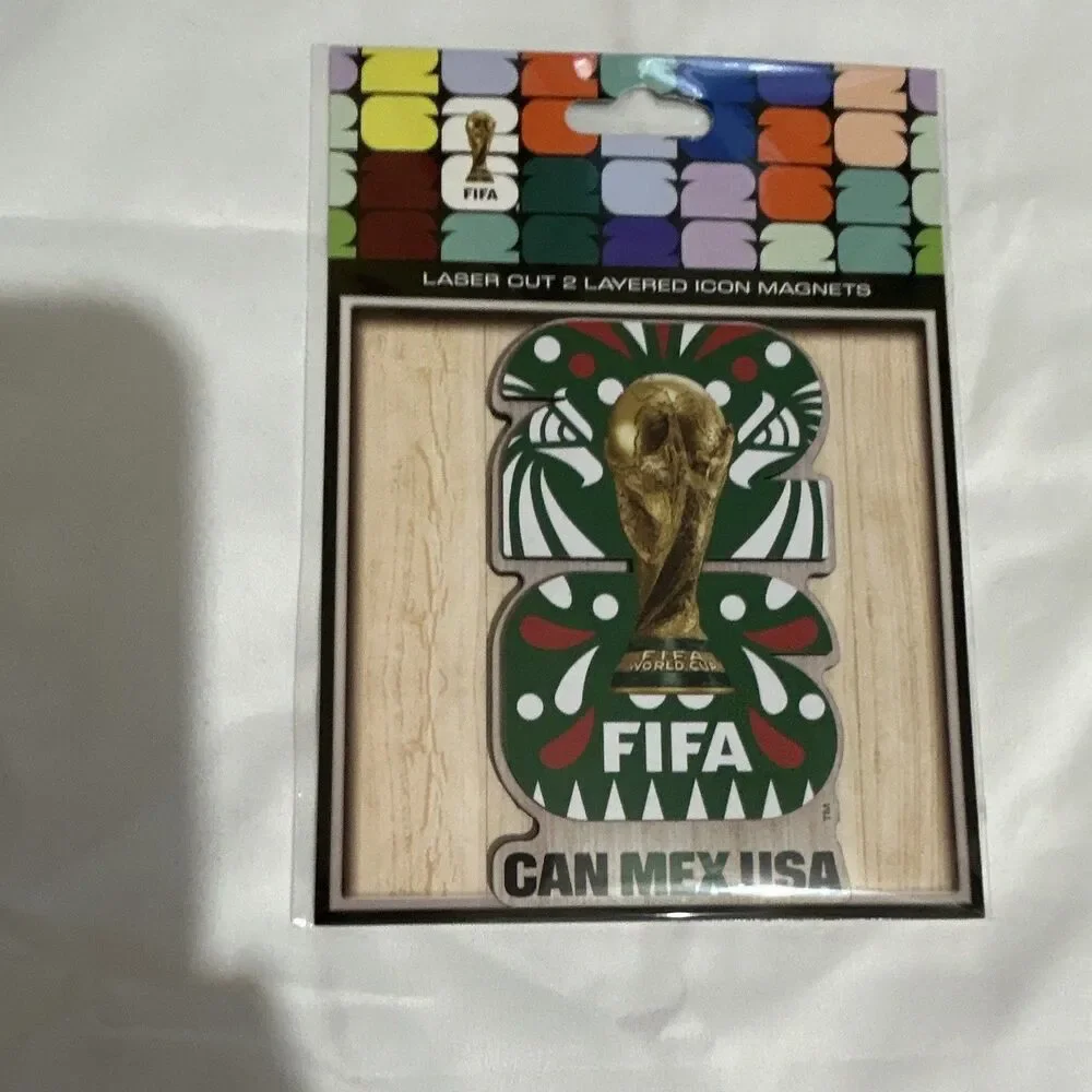 FIFA Officially Licensed Mexico CAN/MEX/USA Laser Cut Layered Icon Magnet